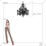 Превью фото №4  Подвесной светильник 10210/12 Black Подвесной светильник LOFT IT Zenith