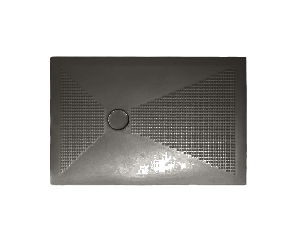 Фото №10  UPC812 / UPCM812 Althea душевой поддон 80х120, 3 см  Матовое железо Plus-Ton®