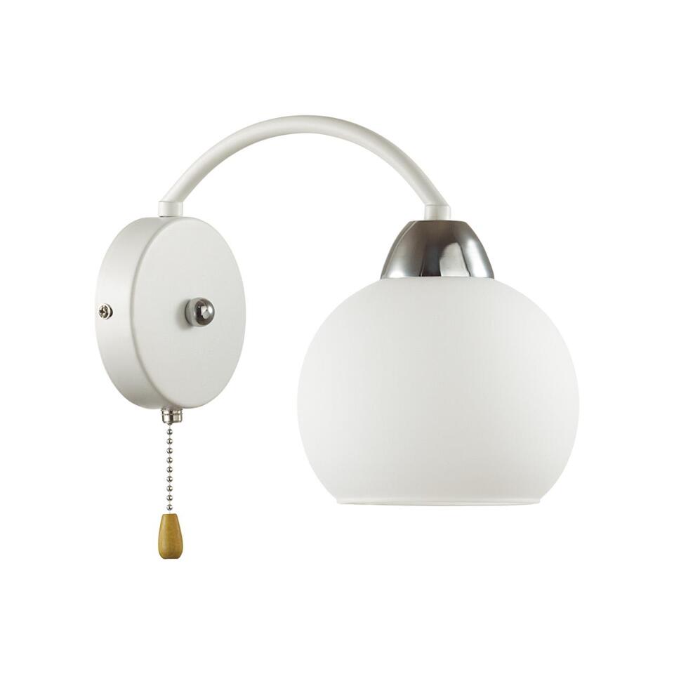 Фото №2  LUMION 5647/1W COMFI LN23 000  белый, хром Бра E27 1*60W 220V KODI