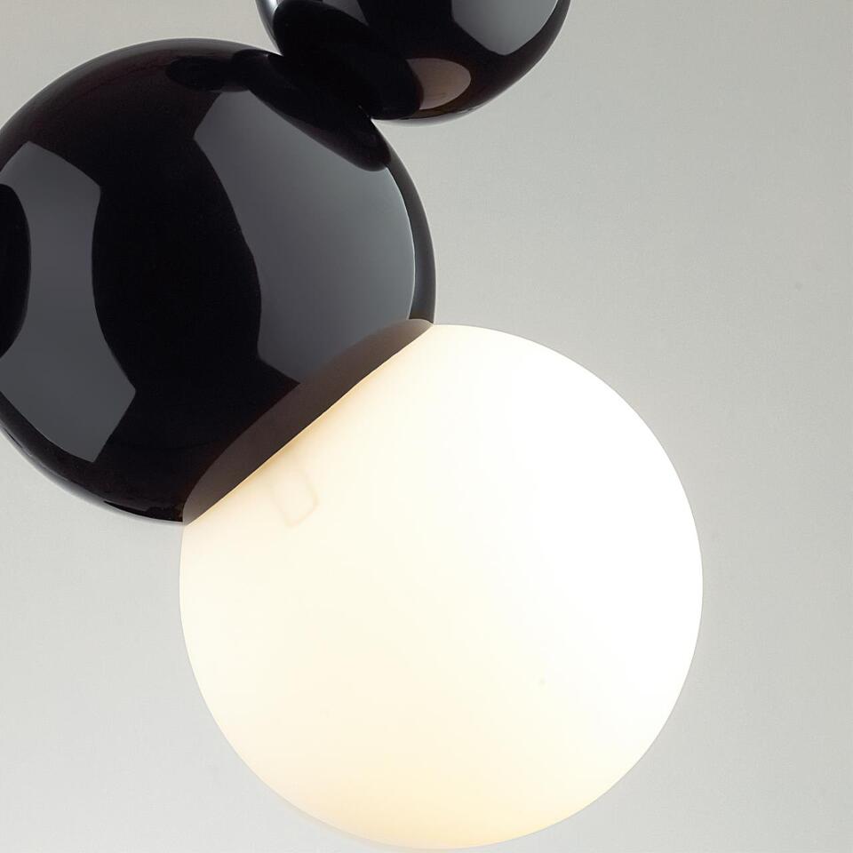 Фото №7  LUMION 6566/1W MODERNI LN26 178 черный/белый матовый/металл/стекло Бра E27 1*40W 220V BLASEN