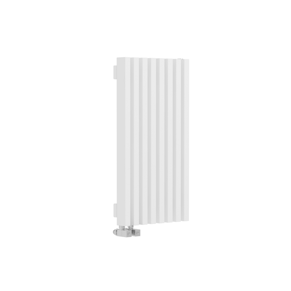 Фото №2  Радиатор Warmmet Luxe 60V длина 750 мм секций 8 цвет белый  тип подключения: нижнее левое