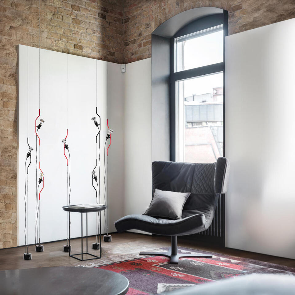 Фото №10  Подвесной светильник 10346/1 Black Подвесной светильник LOFT IT Parentesi