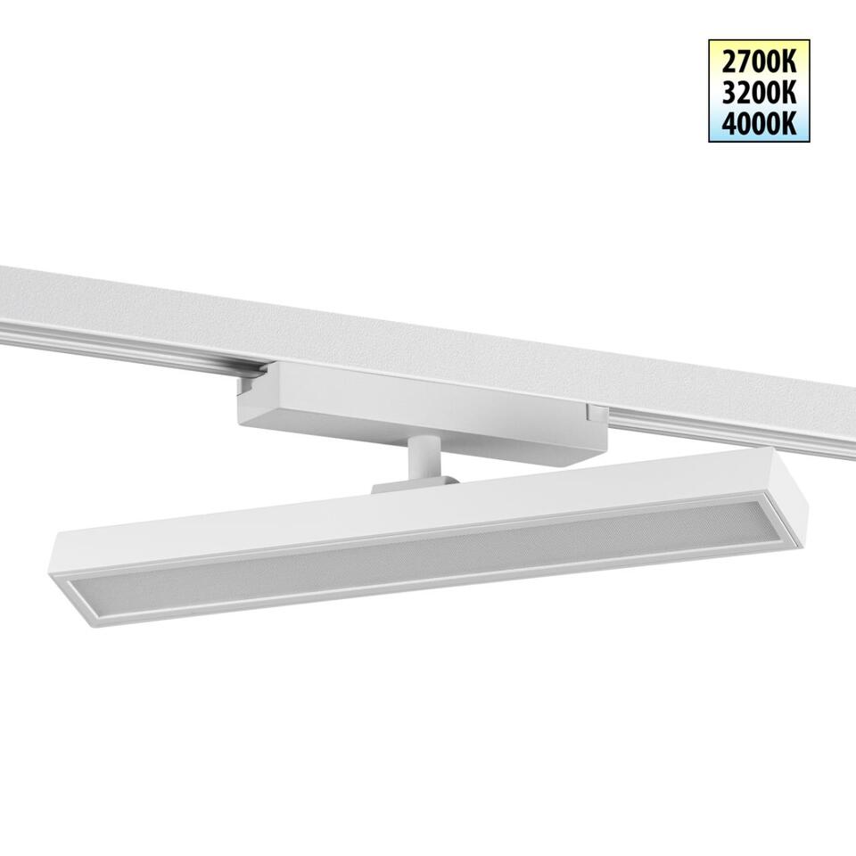 Фото №7  NOVOTECH 359781 PORT NT25 260 белый Светильник однофазный трехжильный трековый с переключ. цв. температуры IP20 LED 18W 180-265V 2700К/3200К/4000К STRATUS
