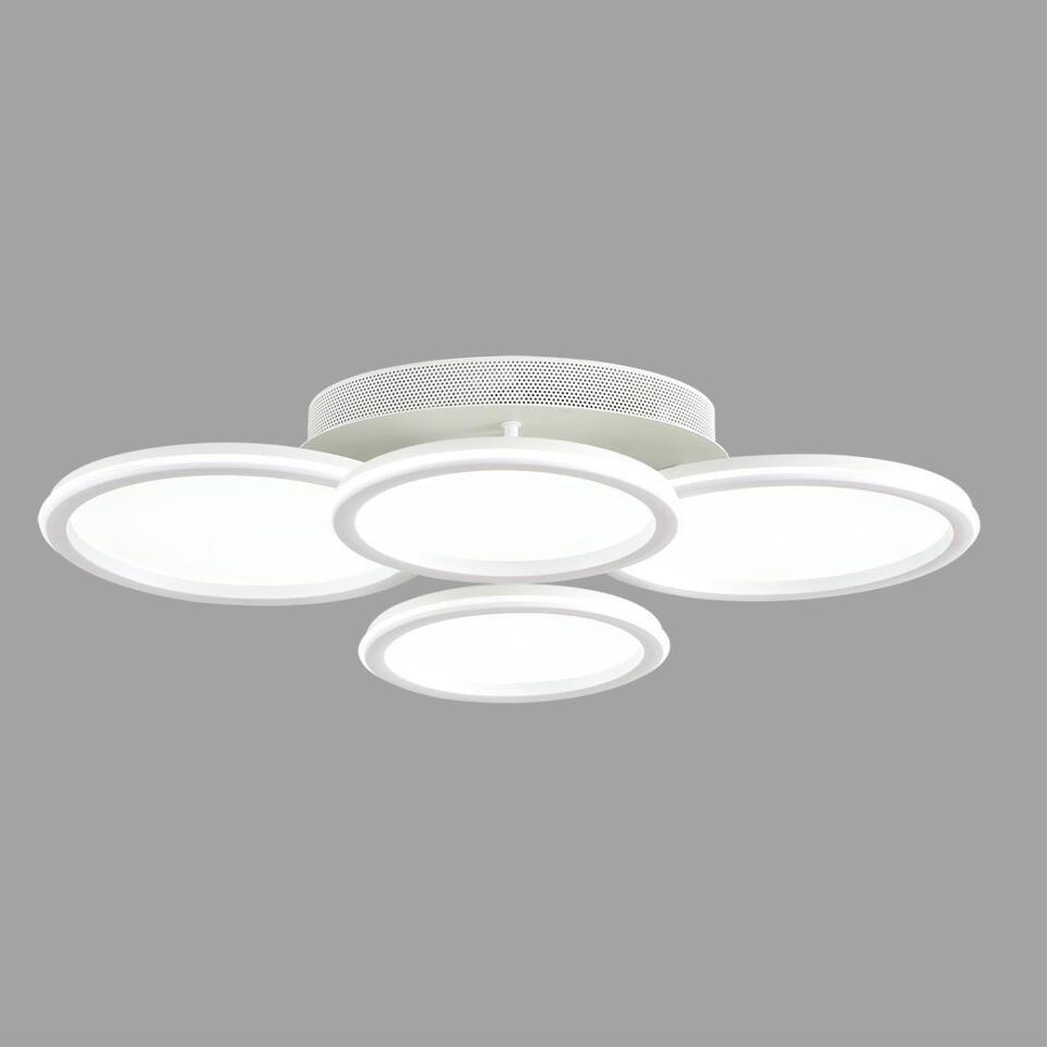 Фото №9  Люстра LUMION 8380/95CL LEDIO LN26 000 белый, металл/акрил Умная люстра потолочная с ПДУ и голосовым управлением LED 95W 3000-6500К 220V ALIS SMART
