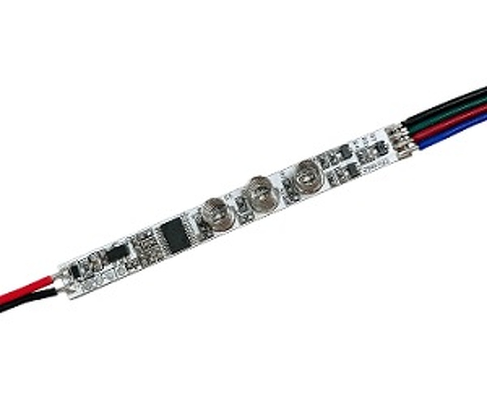 Фото №1  IARL INTELLIGENT ARLIGHT Диммер SMART-PWM-103-12-RGB-IN (5-24V, 3x1.5A, 3-button, SENS) ( Контроллер)