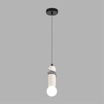 Превью фото №4  Подвесной светильник LUMION 8363/1A ECO LN26 330 черный/белый, металл/бетон Подвес E27 LED 10W 220V TESLA