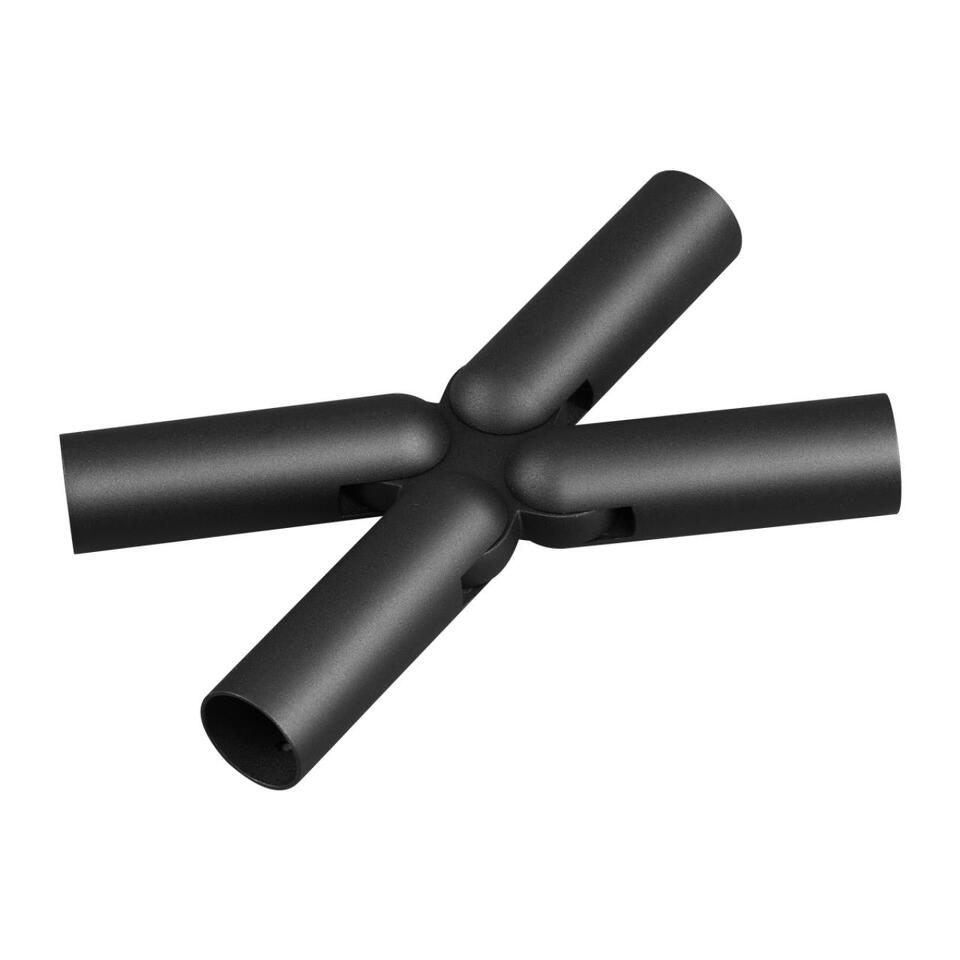 Фото №5  NOVOTECH 359381 KONST NT24 040 черный Соединитель гибкий "X" IP20 48V GLAT