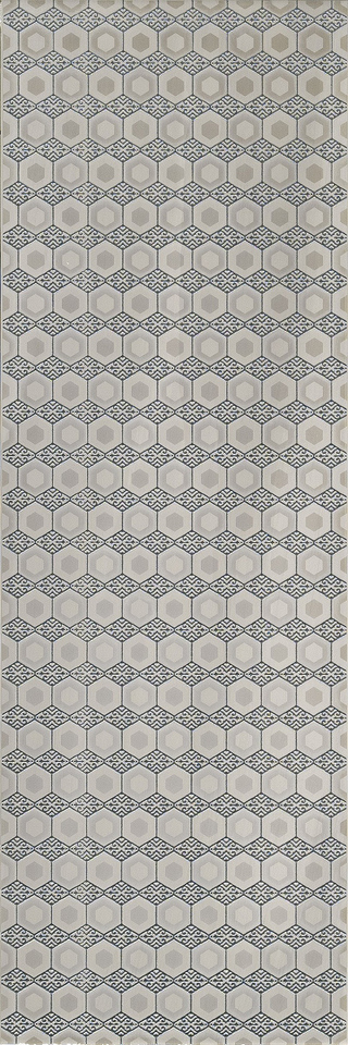 Фото №1  Плитка DOM Ceramiche Керамическая плитка SPOTLIGHT GREY L INS ESAGONINI 33,3X100