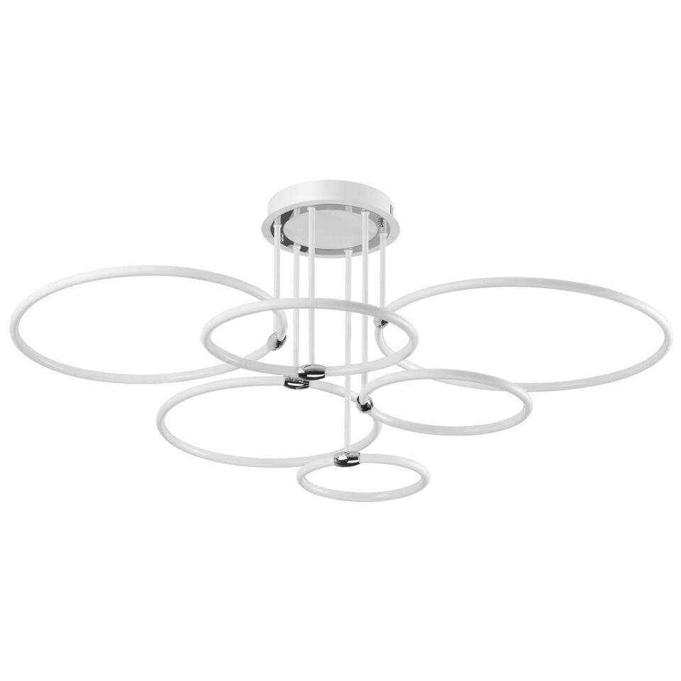 Фото №3  Люстра LUMION 5282/99CL LEDIO LN26 268 белый, хром Люстра потолочная с ПДУ LED 156W 3000-6000K 220V URSULA