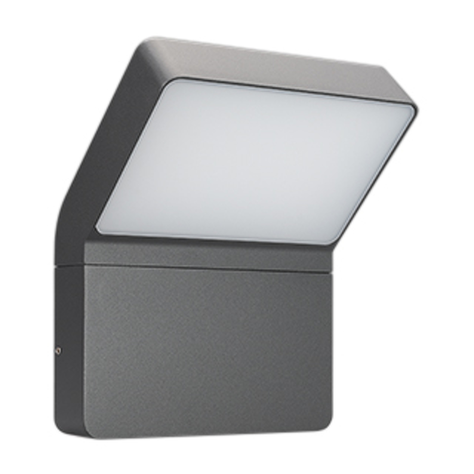 Фото №1  Arlight Светильник LGD-ECRAN-WALL-9W Warm3000 (GR, 108 deg, 230V) ( IP65 Металл, 3 года)