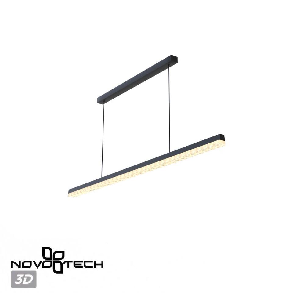 Фото №9  Подвесной светильник NOVOTECH 359712 LEDO NT25 000 черный Светильник подвесной диммир. со сменой цв.темпер. (пульт ДУ/прилож. Smart Life) IP20 LED 30W 220-240V 1800-4000К MONILE
