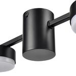 Превью фото №7  Люстра LUMION 8187/8C COMFI LN26 249 черный, металл Люстра потолочная LED GX53 8*7W 220V SANATA