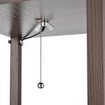 Превью фото №4  Торшер LUMION 8090/1F COMFI LN26 460 кофейный/белый, дерево/текстиль Торшер Е27 1*60W 220V PRACTIC