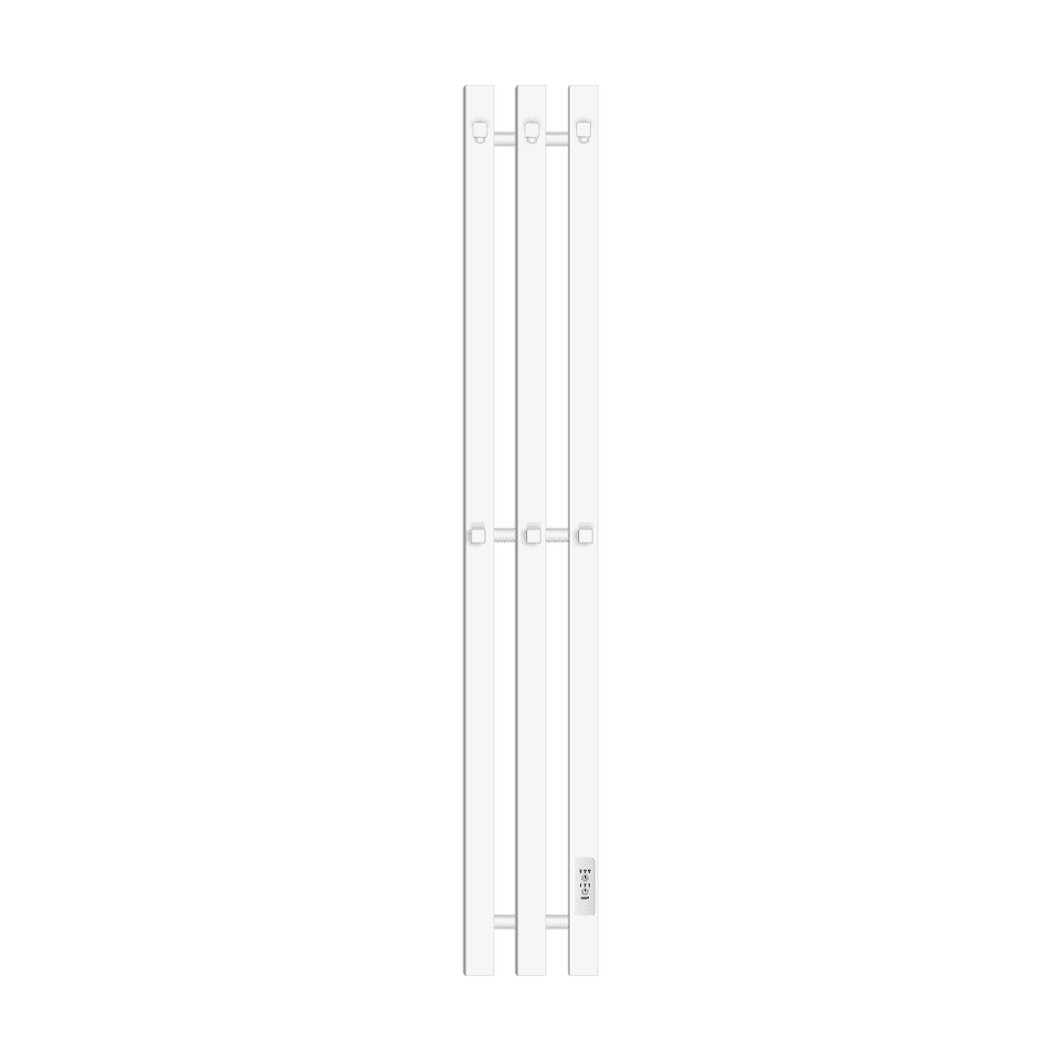 Фото №1  Полотенцесушитель Полотенцесушитель электрический Primoclima Sol Q E White 100*12 3