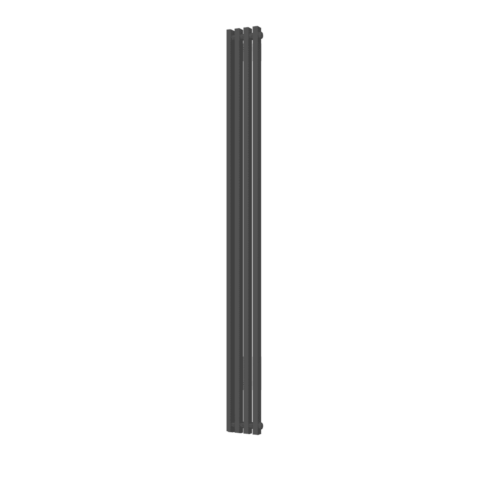Фото №1  Радиатор Радиатор КЗТО Quadrum NEO 50 V 1750-4 RAL1T103S9005 (черный матовый муар)