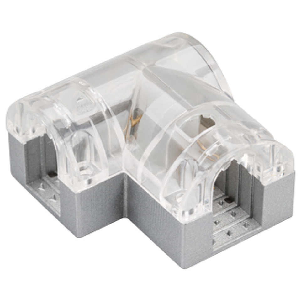 Фото №1  Arlight Соединитель угловой ARL-CLEAR-U15-90 (26x15mm) ( Металл)