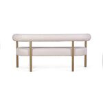 Превью фото №6  Диван Top concept Диван Бигги, букле Turin ivory / опоры золото