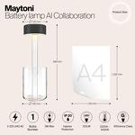 Превью фото №10  Настольная лампа Аккумуляторный светильник Maytoni MOD229TL-L3B3K1