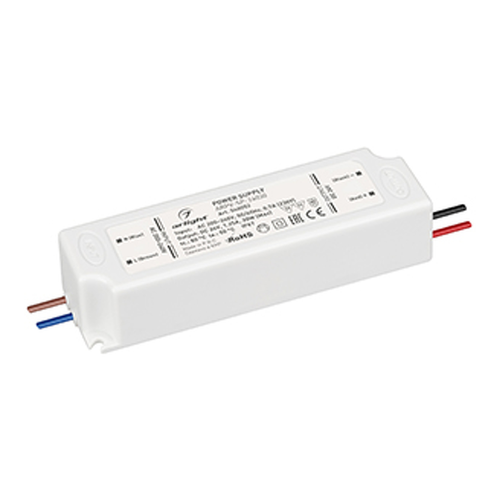 Фото №1  Arlight Блок питания ARPV-SP-24030 (24V, 1.25A, 30W) ( IP67 Пластик, 5 лет)