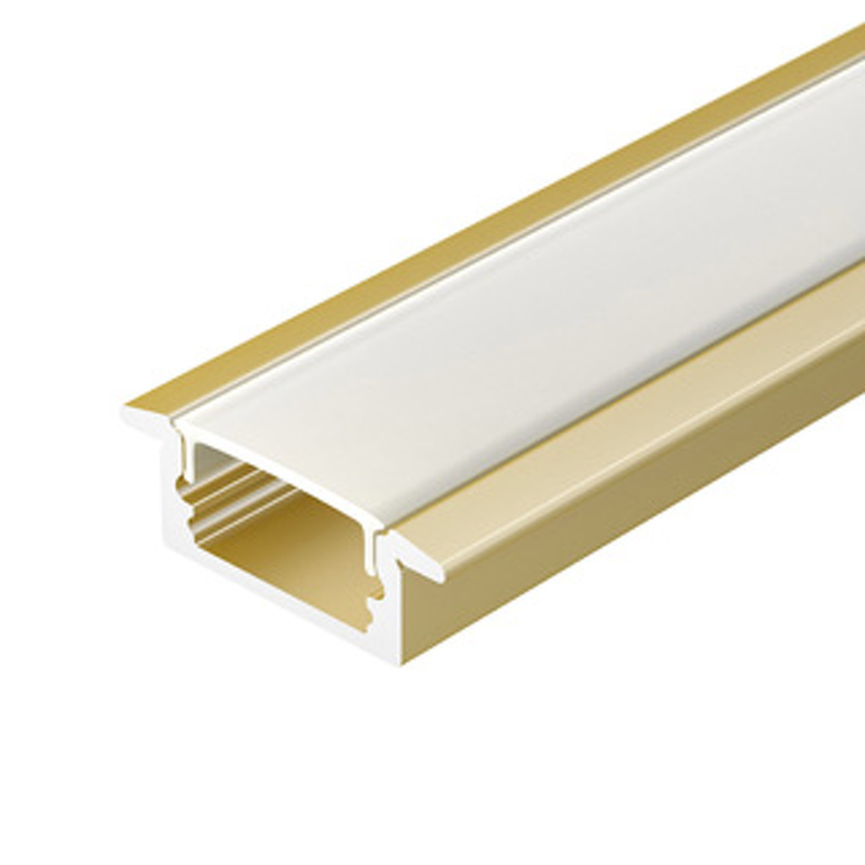 Фото №1  Arlight Профиль LINE-2308-F-2000 ANOD GOLD ( Алюминий)