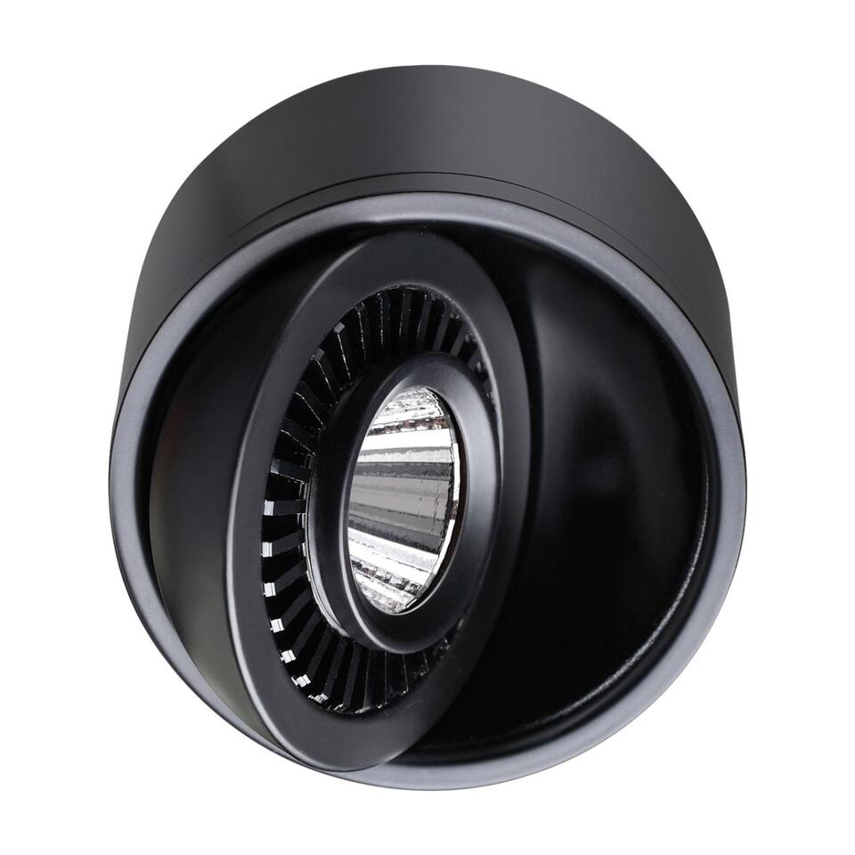 Фото №7  NOVOTECH 358812 OVER NT21 378 черный Светильник накладной светодиодный IP20 LED 9W 770Лм 4000K 220V GESSO