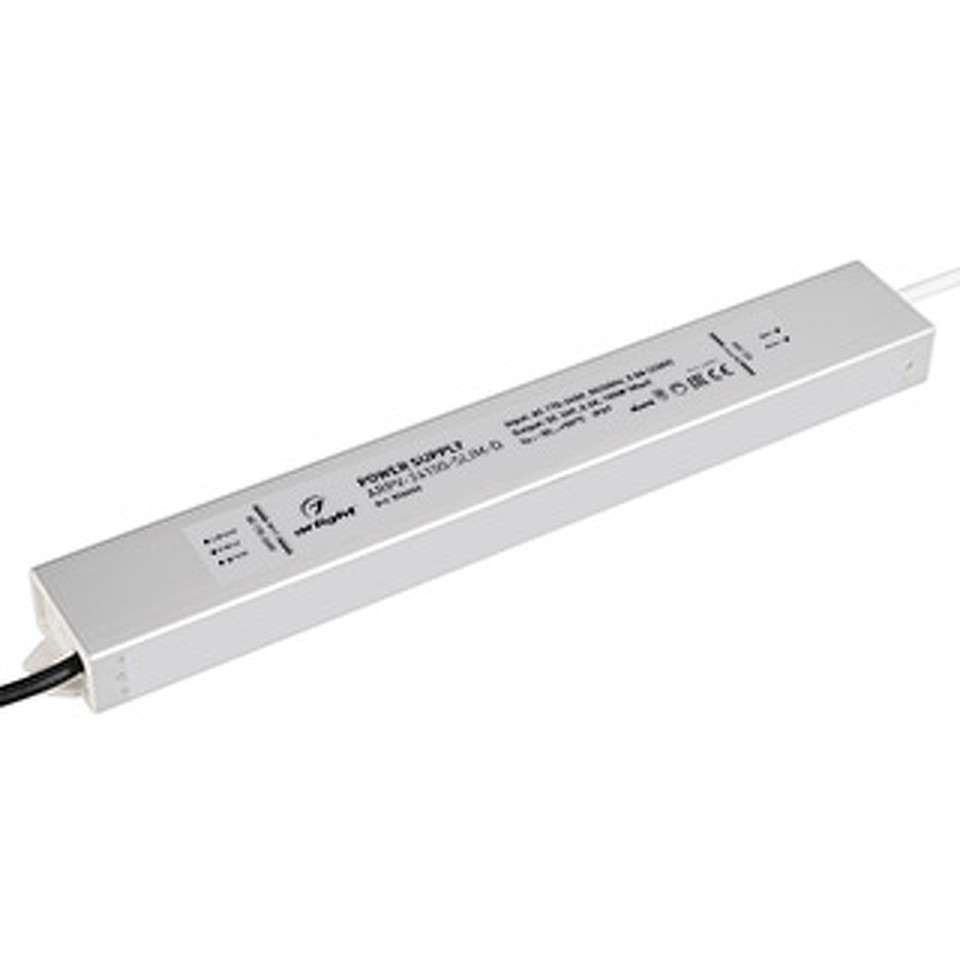Фото №1  Arlight Блок питания ARPV-24100-SLIM-D (24V, 4.2A, 100W) ( IP67 Металл, 3 года)