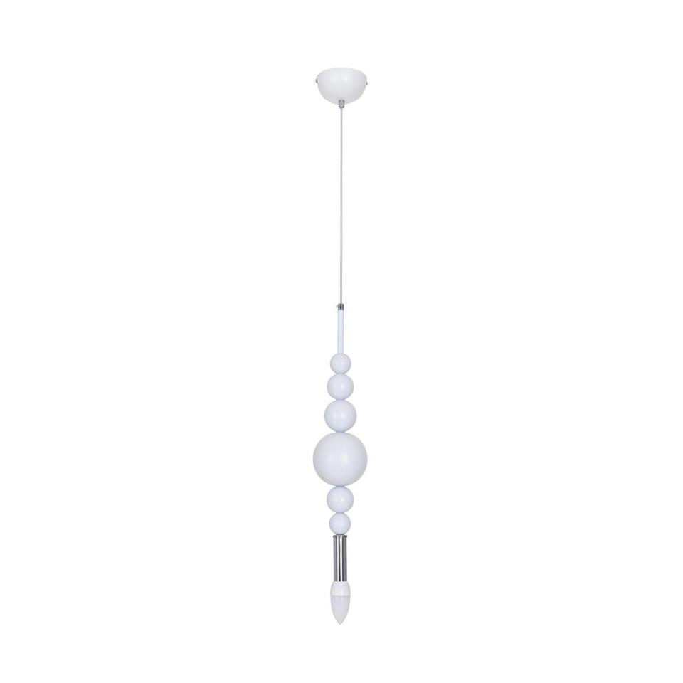Фото №6  Подвесной светильник LUMION 8260/1 MODERNI LN26 000 белый/хром, металл Подвес E14 40W 220V NANA