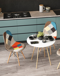 Превью фото №4  Стул Eames DSW пэчворк