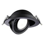 Превью фото №5  NOVOTECH 358818 SPOT NT21 466 черный Светильник встраиваемый светодиодный IP20 LED 18W 1600Лм 4000K 220V GESSO