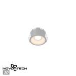 Превью фото №1  NOVOTECH 359873 WIR NT26 000 белый Светильник встраиваемый с переключателем цв. температуры IP20 LED 7W 100-265V 3000К/4000К/6000К CLARTE