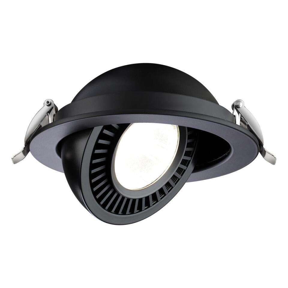 Фото №6  NOVOTECH 358818 SPOT NT21 466 черный Светильник встраиваемый светодиодный IP20 LED 18W 1600Лм 4000K 220V GESSO