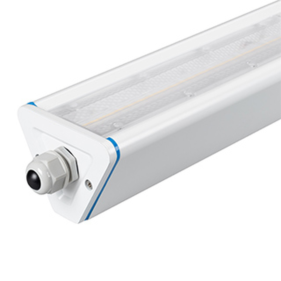Фото №1  Подвесной светильник Arlight Светильник SP-LAGERN-L1200-200W Day4000 (WH, 50х90 deg, 230V) ( IP65 Металл, 5 лет)