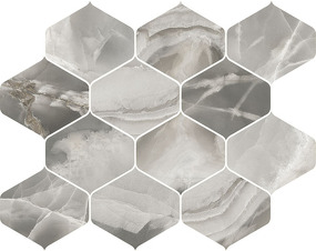 Фото CERDOMUS Мозаика JADE EMATITE DECORO NINFA 27,7X35
