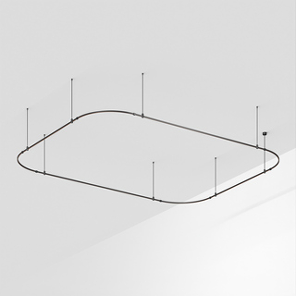 Фото №1  Arlight Основание ART-APRIORI-RECTANGLE-SOFT-ROD-800-4500x3500 (BK) ( IP20 Металл, 3 года)