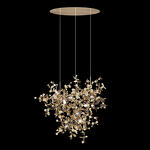 Превью фото №2  Подвесной светильник 10101/3 Gold Подвесной светильник LOFT IT Spark