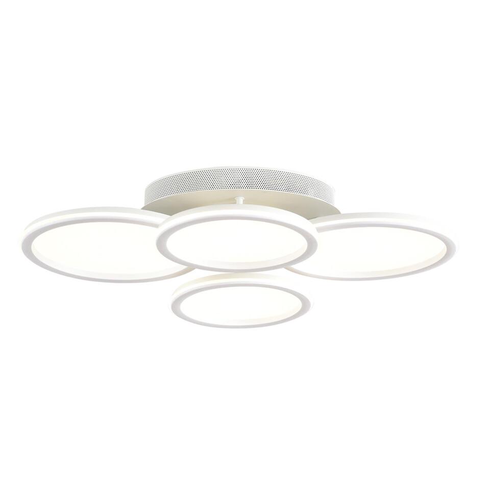 Фото №9  Люстра LUMION 8380/95CL LEDIO LN26 000 белый, металл/акрил Умная люстра потолочная с ПДУ и голосовым управлением LED 95W 3000-6500К 220V ALIS SMART