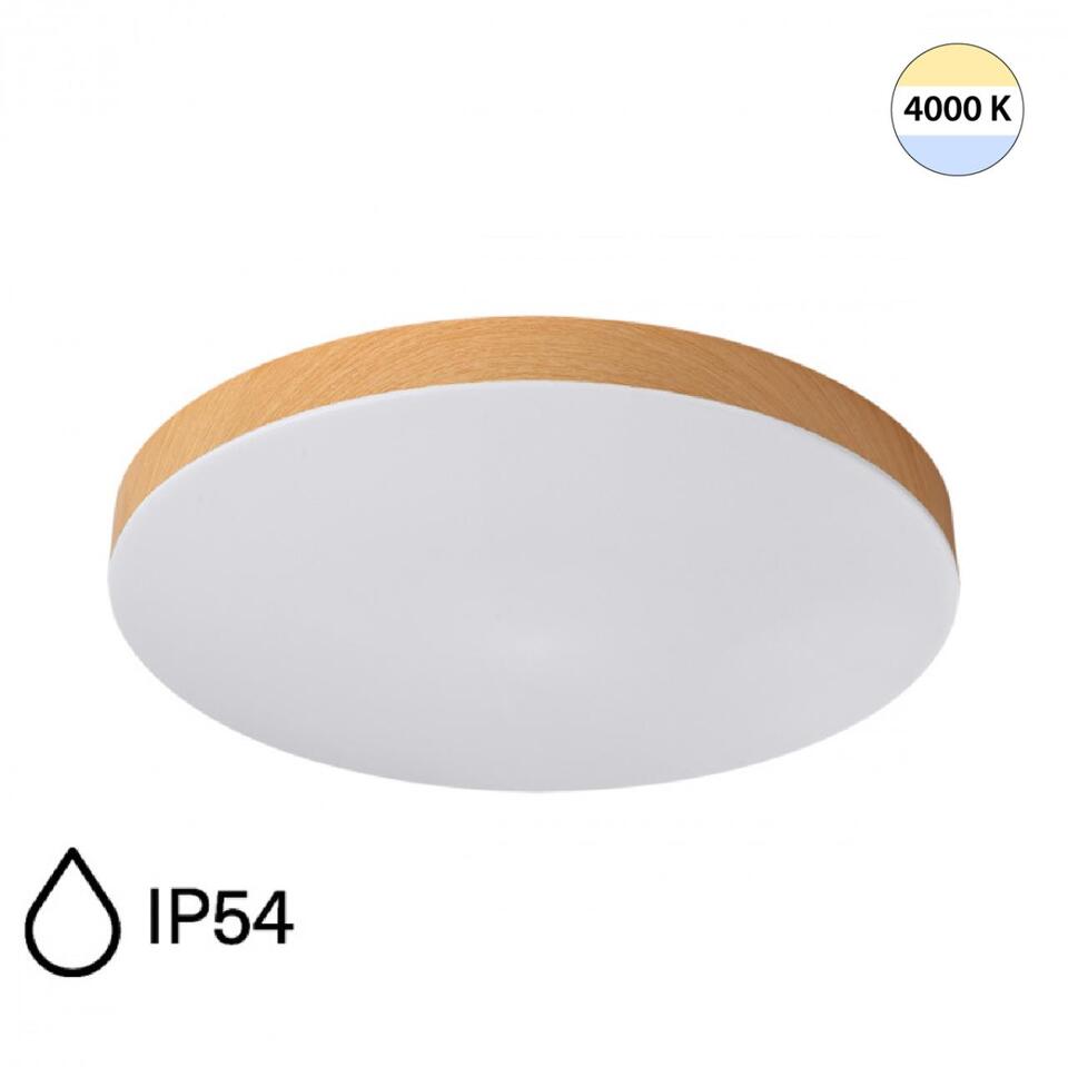 Фото №7  SONEX 7761/24L MITRA LED SN 545 Светильник пластик/белый/под дерево LED 24Вт 4000K D300 IP54 GAMMA