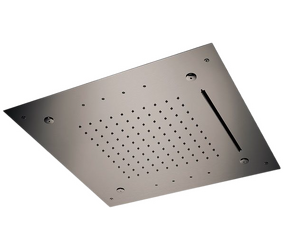Фото Верхний душ потолочный с подсветкой 50 см Remer INOX SS357RS50NC