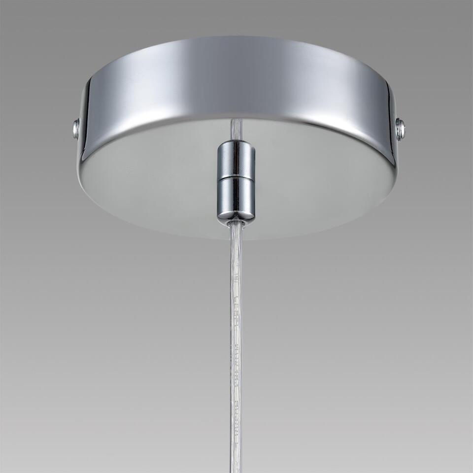 Фото №8  Подвесной светильник LUMION 8102/1A COMFI LN26 408 хром/прозрачный металл/металл Подвес Е14 1*40W 220V ISHA