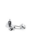 Превью фото №1  Boheme Смеситель для душа Vogue хром с черным Swarovski