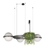 Превью фото №6  Подвесной светильник 10121/3 Dark grey Подвесной светильник LOFT IT Jardin