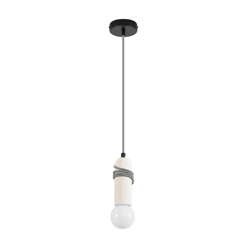 Фото №6  Подвесной светильник LUMION 8363/1A ECO LN26 330 черный/белый, металл/бетон Подвес E27 LED 10W 220V TESLA