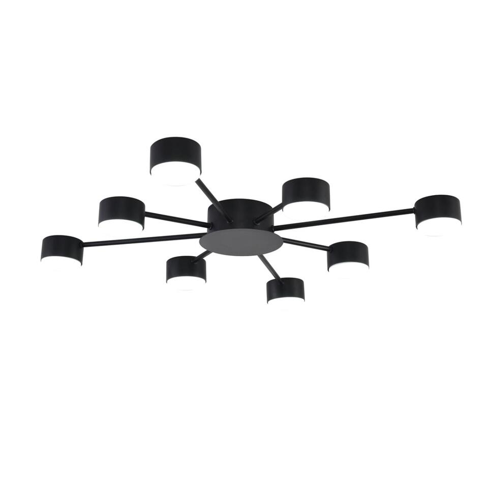 Фото №6  Люстра LUMION 8344/8C COMFI LN26 251 черный, металл Люстра GX53 LED 8*7W 220V TORINA