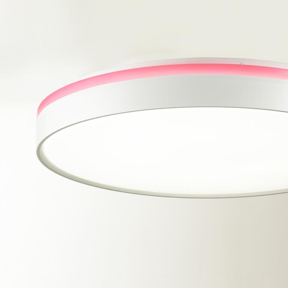 Фото №9  SONEX 7708/DL COLOR SN 154 Светильник пластик/белый/розовый LED 48Вт 4000К D420 IP43 KEZO PINK