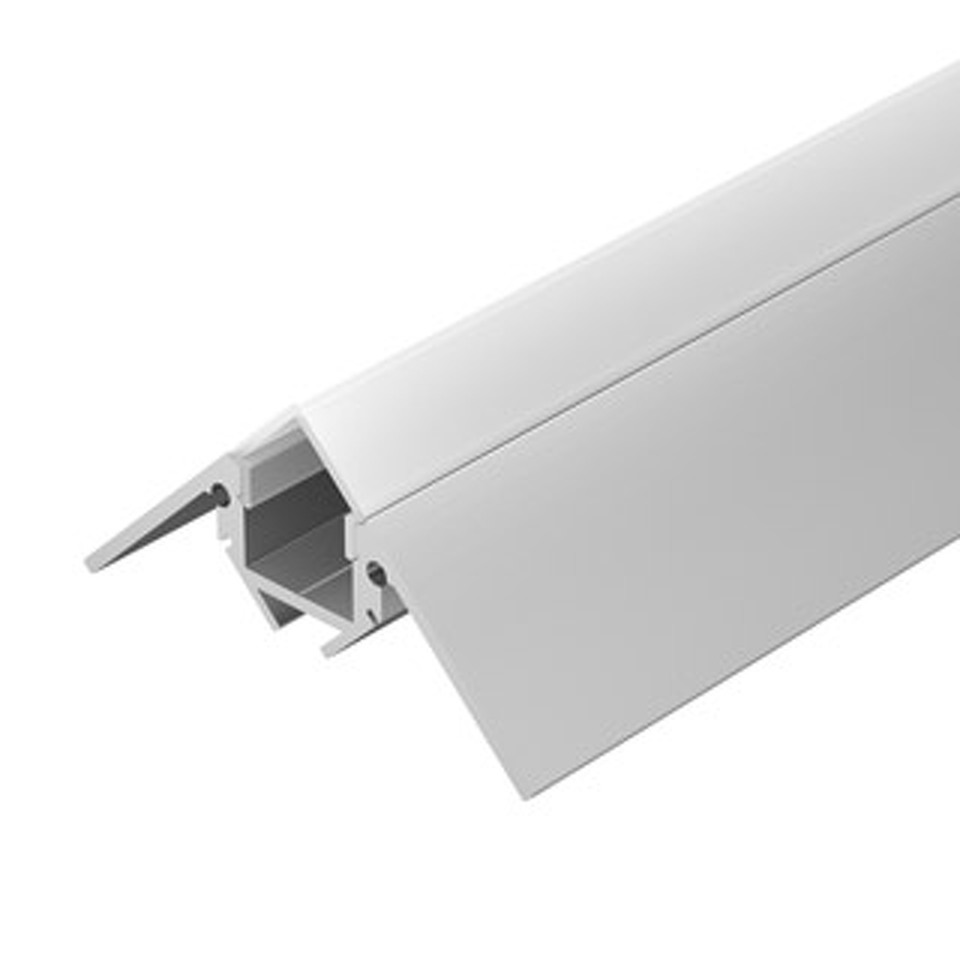 Фото №1  Arlight Профиль ARH-DECORE-S12-EXT-F-2000 ANOD внешний ( Алюминий)