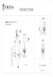 Превью фото №4  Настенный светильник (бра) Freya FR2563-WL-01-BZ
