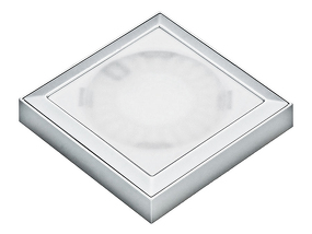 Фото Forma e Funzione Светодиодный светильник SUN QUADROxT, 24 V, накладной, теплый, сталь