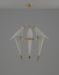 Превью фото №3  Подвесной светильник Подвесной светодиодный светильник Moderli V3071-3PL origami Birds 3*LED*6W