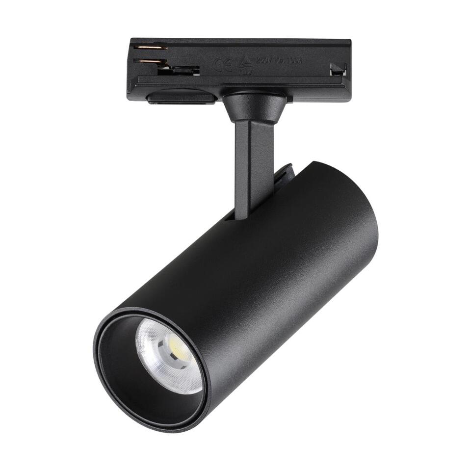 Фото №6  NOVOTECH 359154 PORT NT23 238 черный Светильник трековый однофазный трехжильный IP20 LED 15W 220V 4000К 1440Лм SELENE