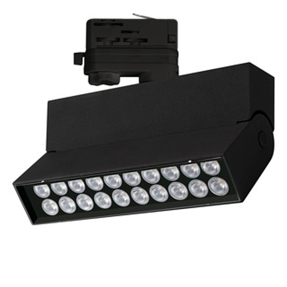 Фото №1  Arlight Светильник LGD-LOFT-TRACK-4TR-S170-20W Day4000 (BK, 24 deg) ( IP40 Металл, 3 года)